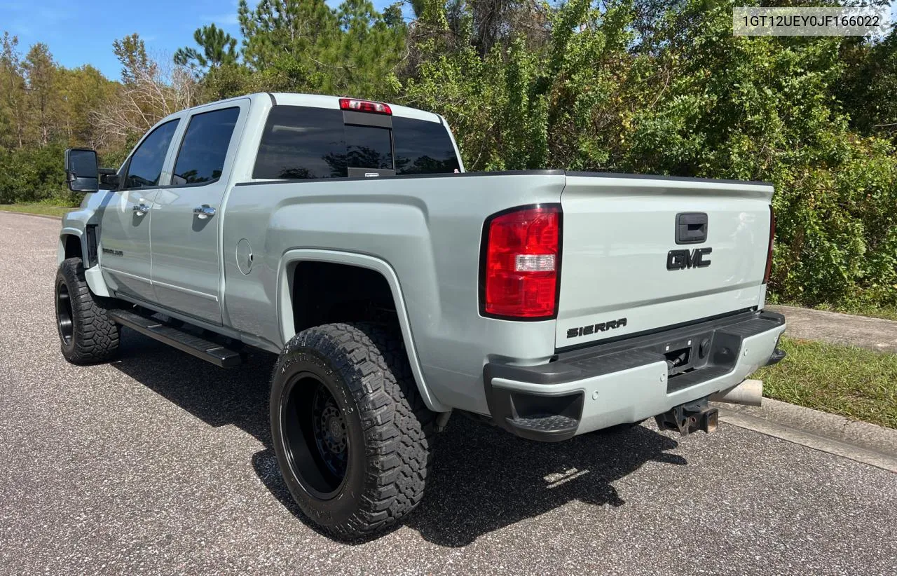 2018 GMC Sierra K2500 Denali VIN: 1GT12UEY0JF166022 Lot: 77253754