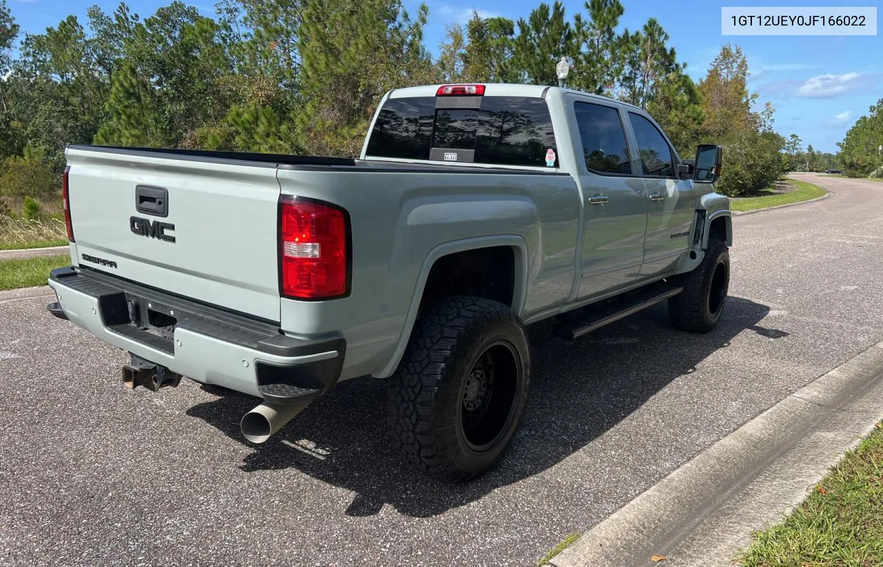 2018 GMC Sierra K2500 Denali VIN: 1GT12UEY0JF166022 Lot: 77253754