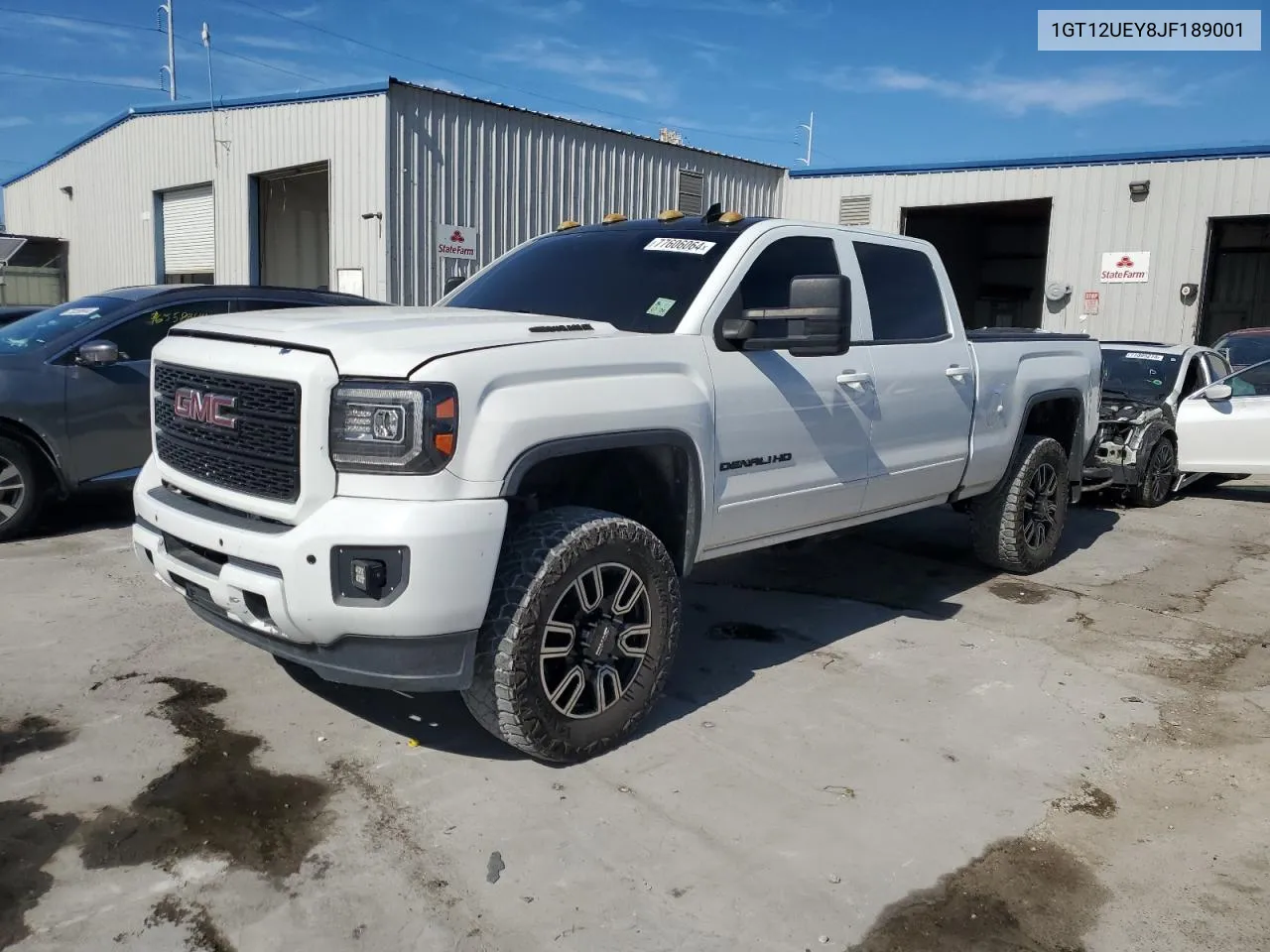 2018 GMC Sierra K2500 Denali VIN: 1GT12UEY8JF189001 Lot: 77606064