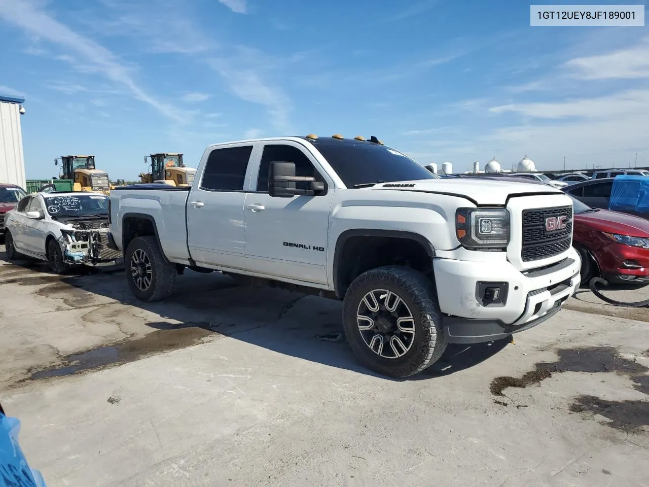 2018 GMC Sierra K2500 Denali VIN: 1GT12UEY8JF189001 Lot: 77606064