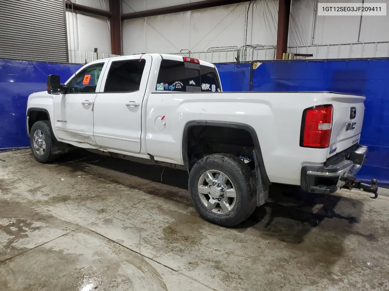 2018 GMC Sierra K2500 Sle VIN: 1GT12SEG3JF209411 Lot: 77878184