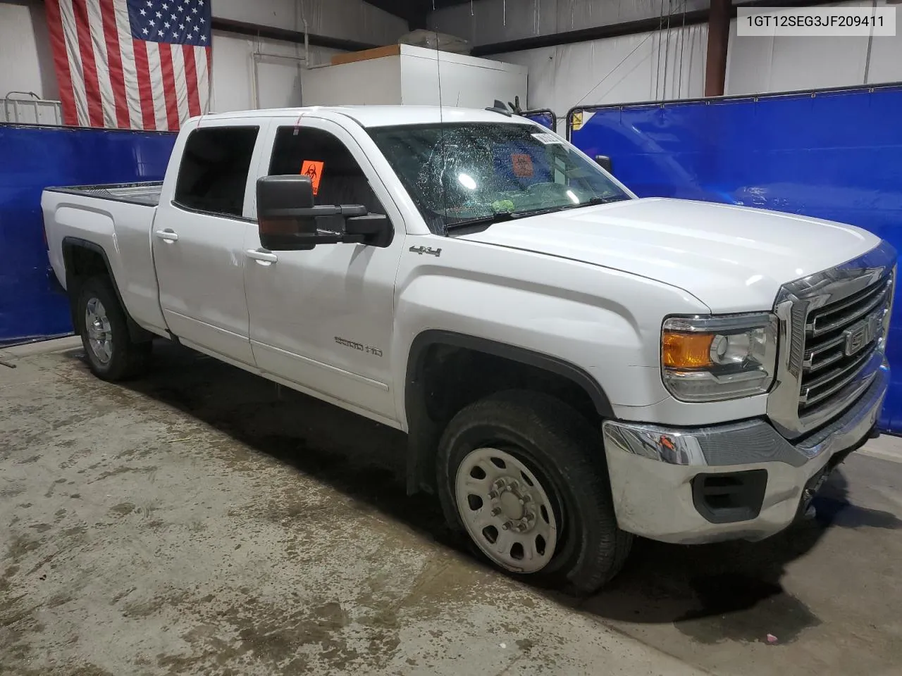 2018 GMC Sierra K2500 Sle VIN: 1GT12SEG3JF209411 Lot: 77878184