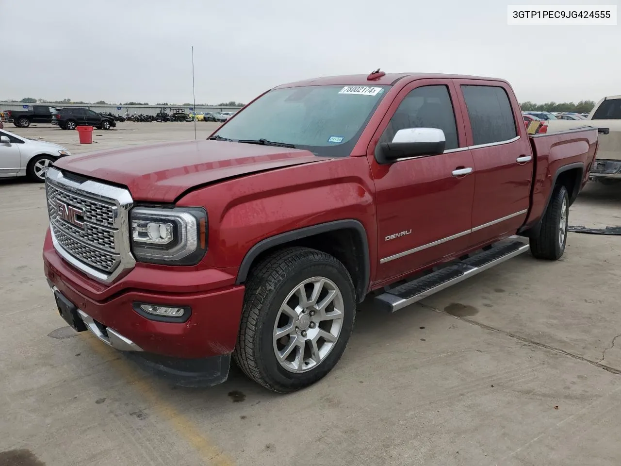 2018 GMC Sierra C1500 Denali VIN: 3GTP1PEC9JG424555 Lot: 78002174