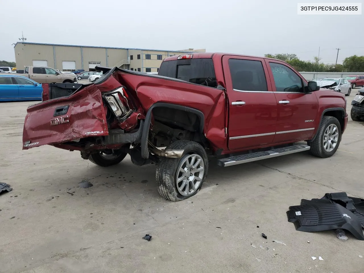 2018 GMC Sierra C1500 Denali VIN: 3GTP1PEC9JG424555 Lot: 78002174