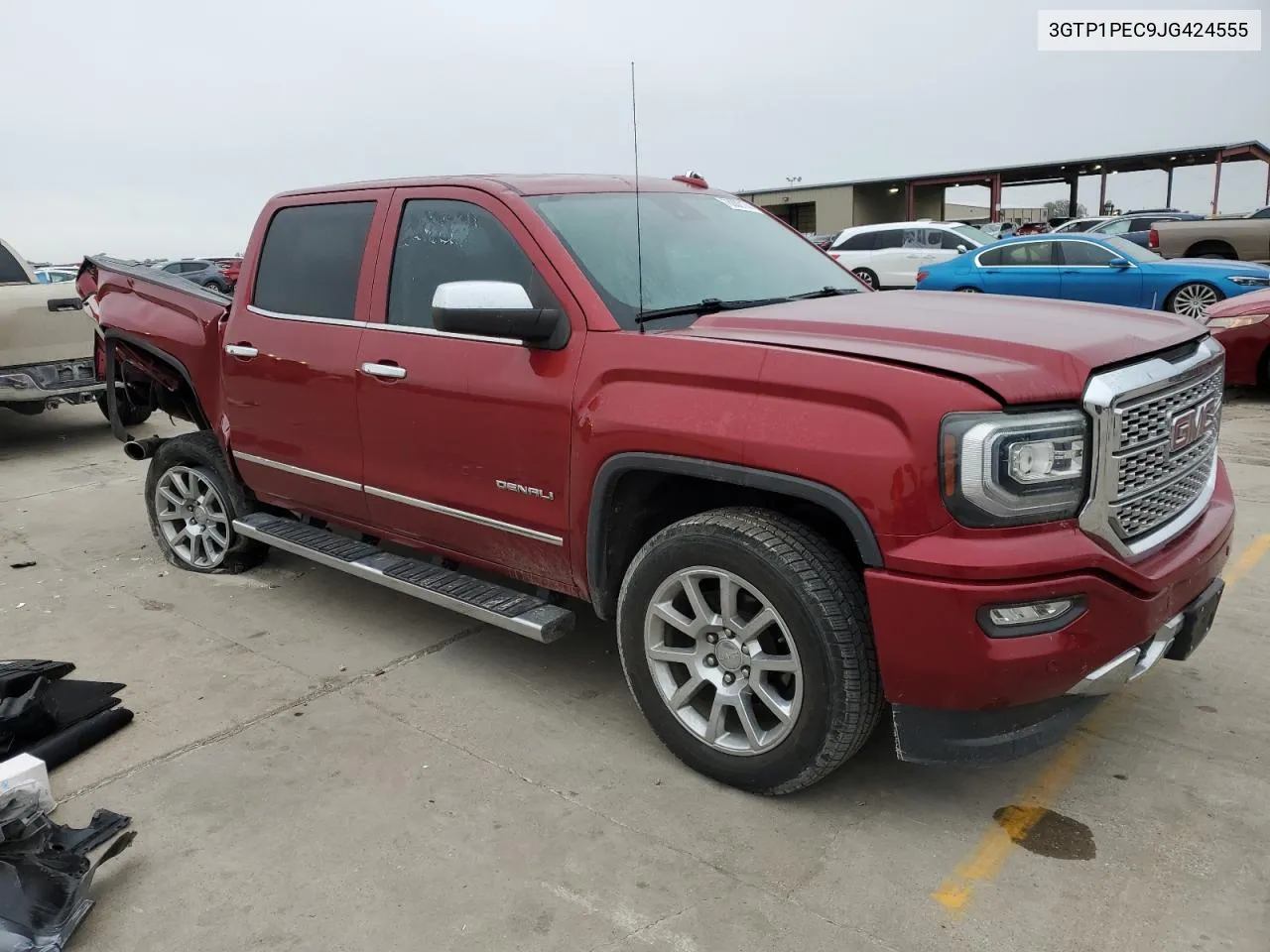 2018 GMC Sierra C1500 Denali VIN: 3GTP1PEC9JG424555 Lot: 78002174