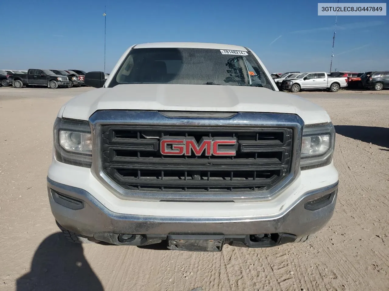 2018 GMC Sierra K1500 VIN: 3GTU2LEC8JG447849 Lot: 78148214