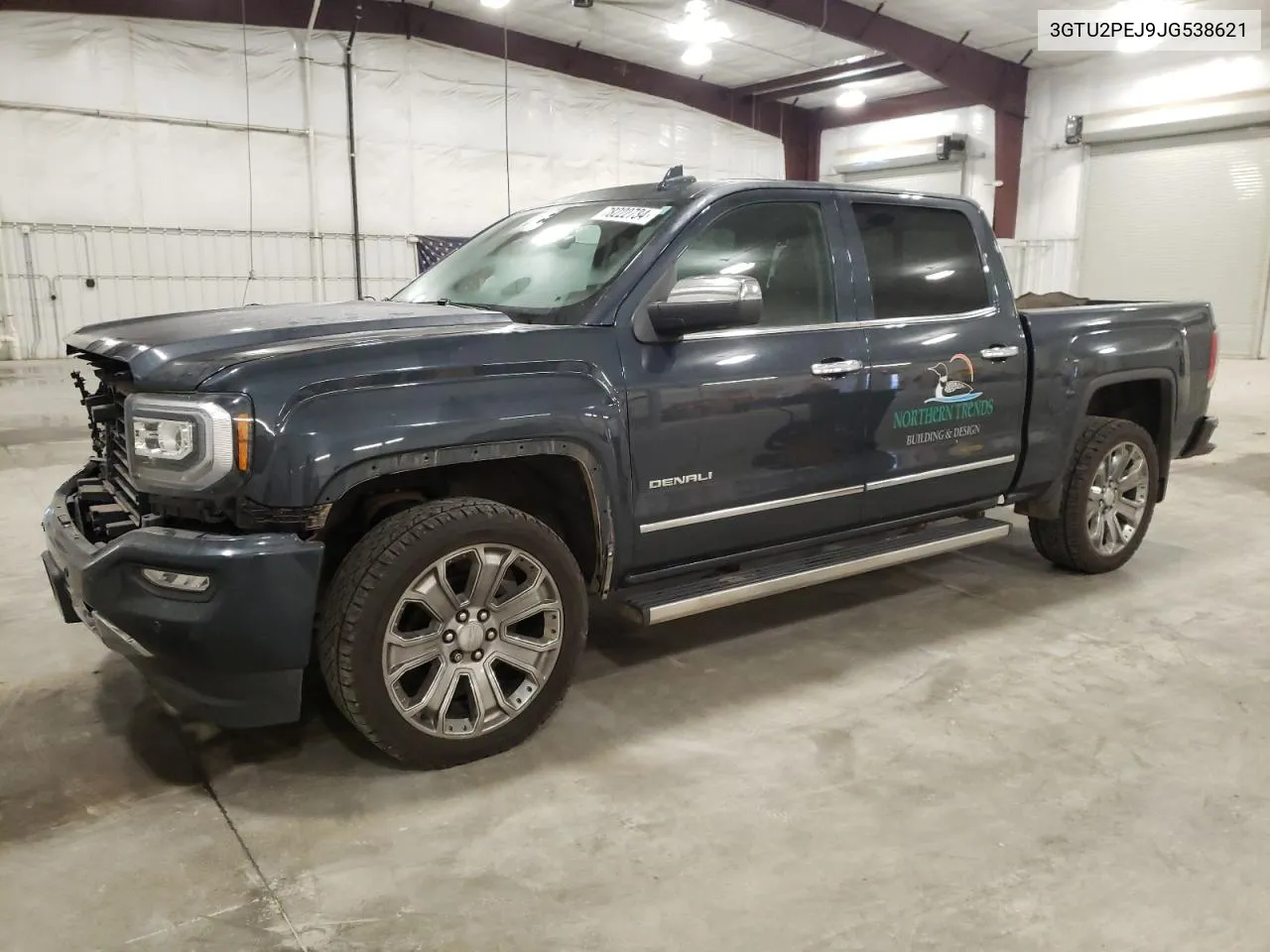 2018 GMC Sierra K1500 Denali VIN: 3GTU2PEJ9JG538621 Lot: 78222734