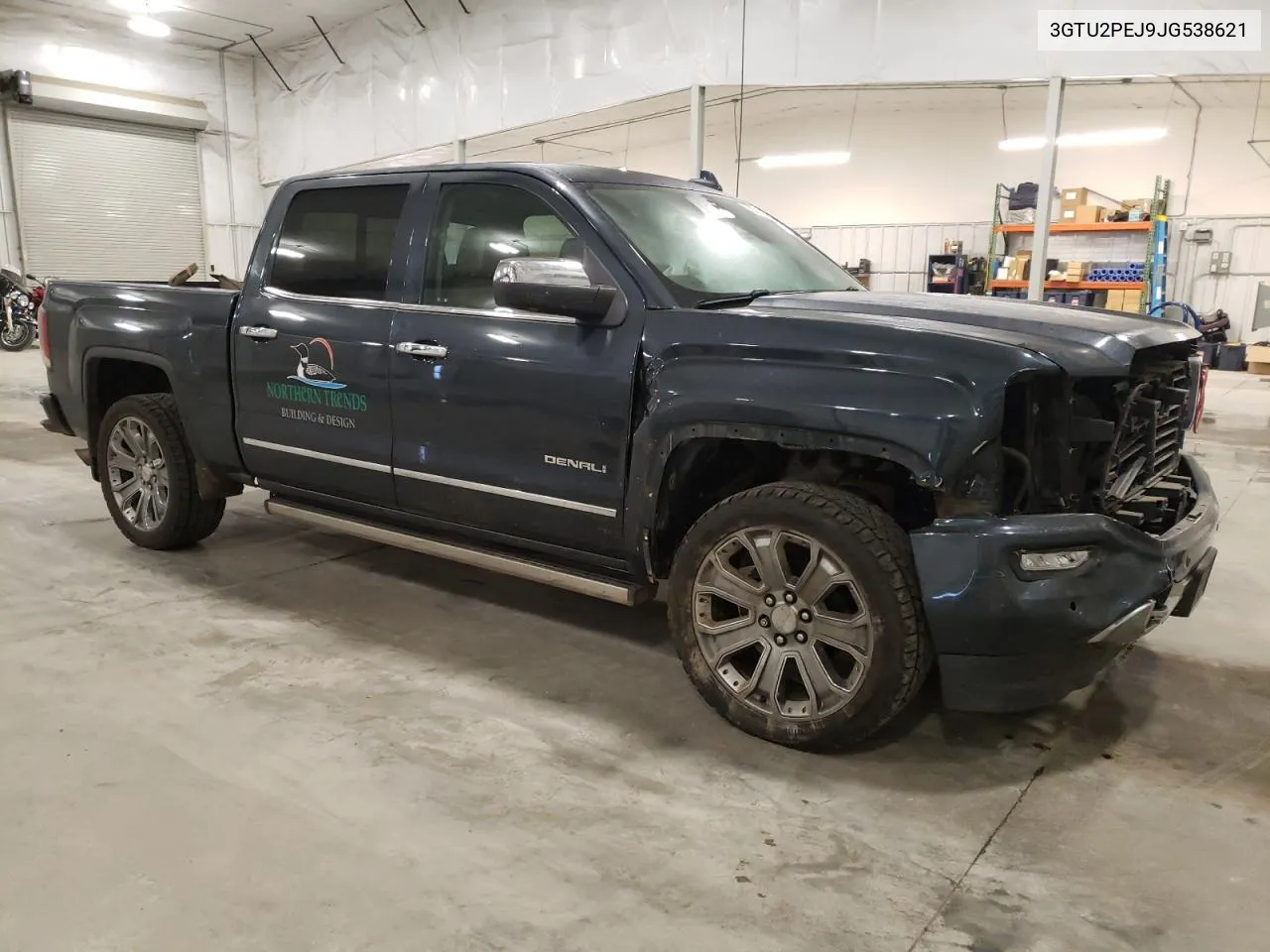 2018 GMC Sierra K1500 Denali VIN: 3GTU2PEJ9JG538621 Lot: 78222734