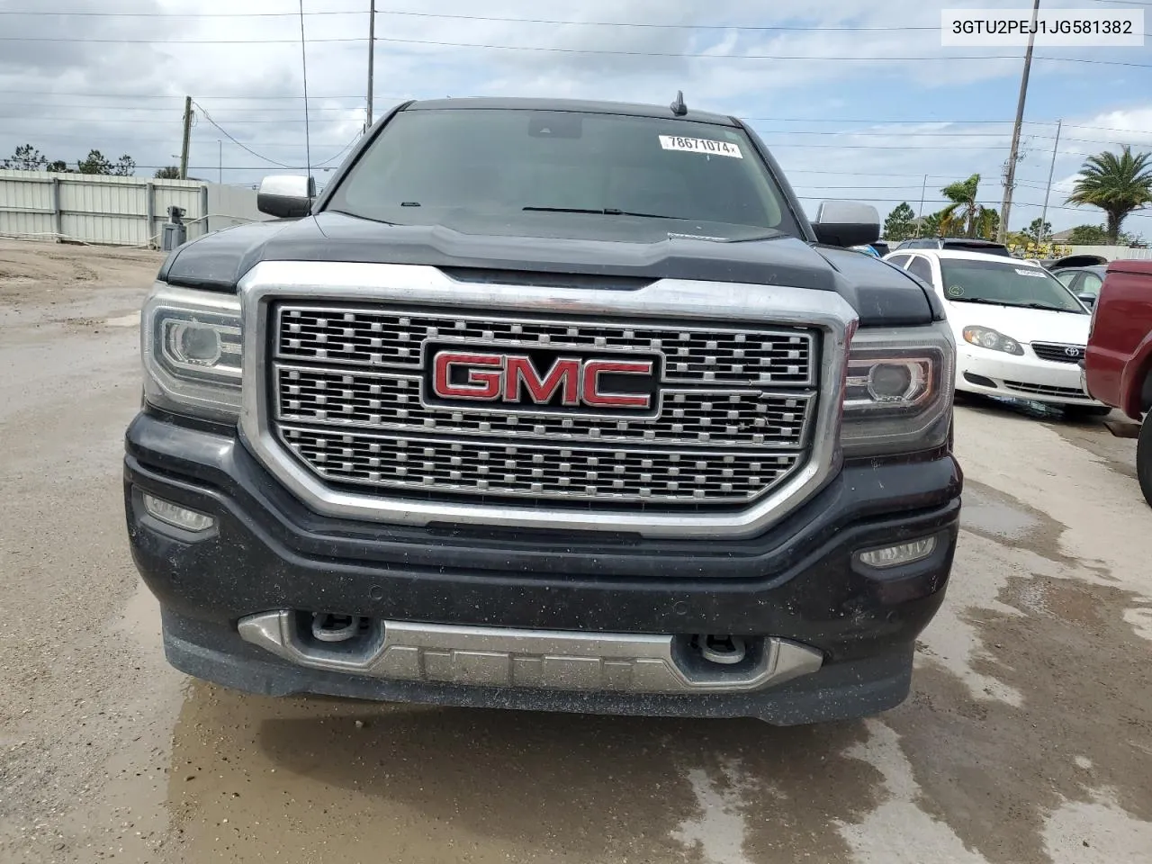 2018 GMC Sierra K1500 Denali VIN: 3GTU2PEJ1JG581382 Lot: 78671074