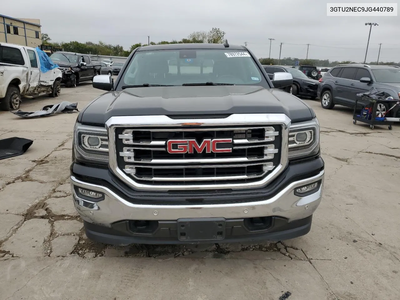 2018 GMC Sierra K1500 Slt VIN: 3GTU2NEC9JG440789 Lot: 78972544