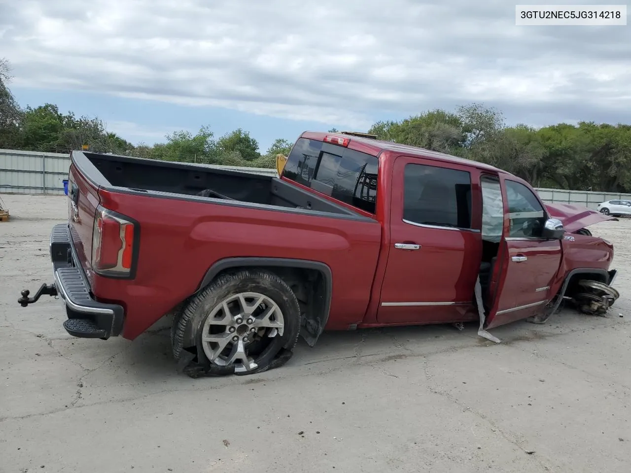 2018 GMC Sierra K1500 Slt VIN: 3GTU2NEC5JG314218 Lot: 79496354