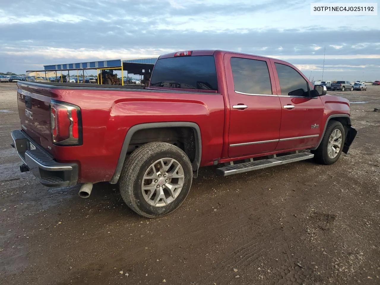 2018 GMC Sierra C1500 Slt VIN: 3GTP1NEC4JG251192 Lot: 79549054