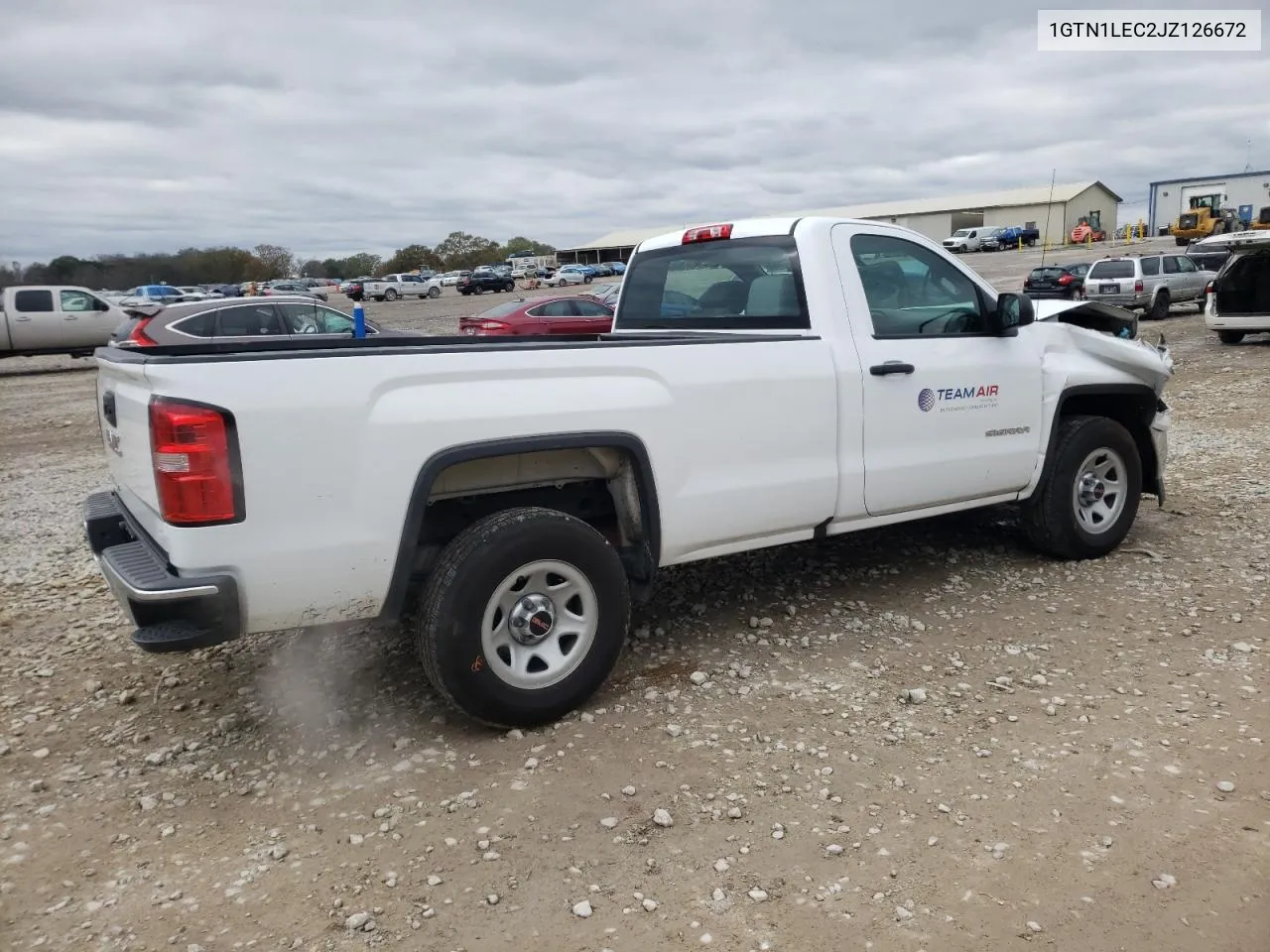 2018 GMC Sierra C1500 VIN: 1GTN1LEC2JZ126672 Lot: 80700884