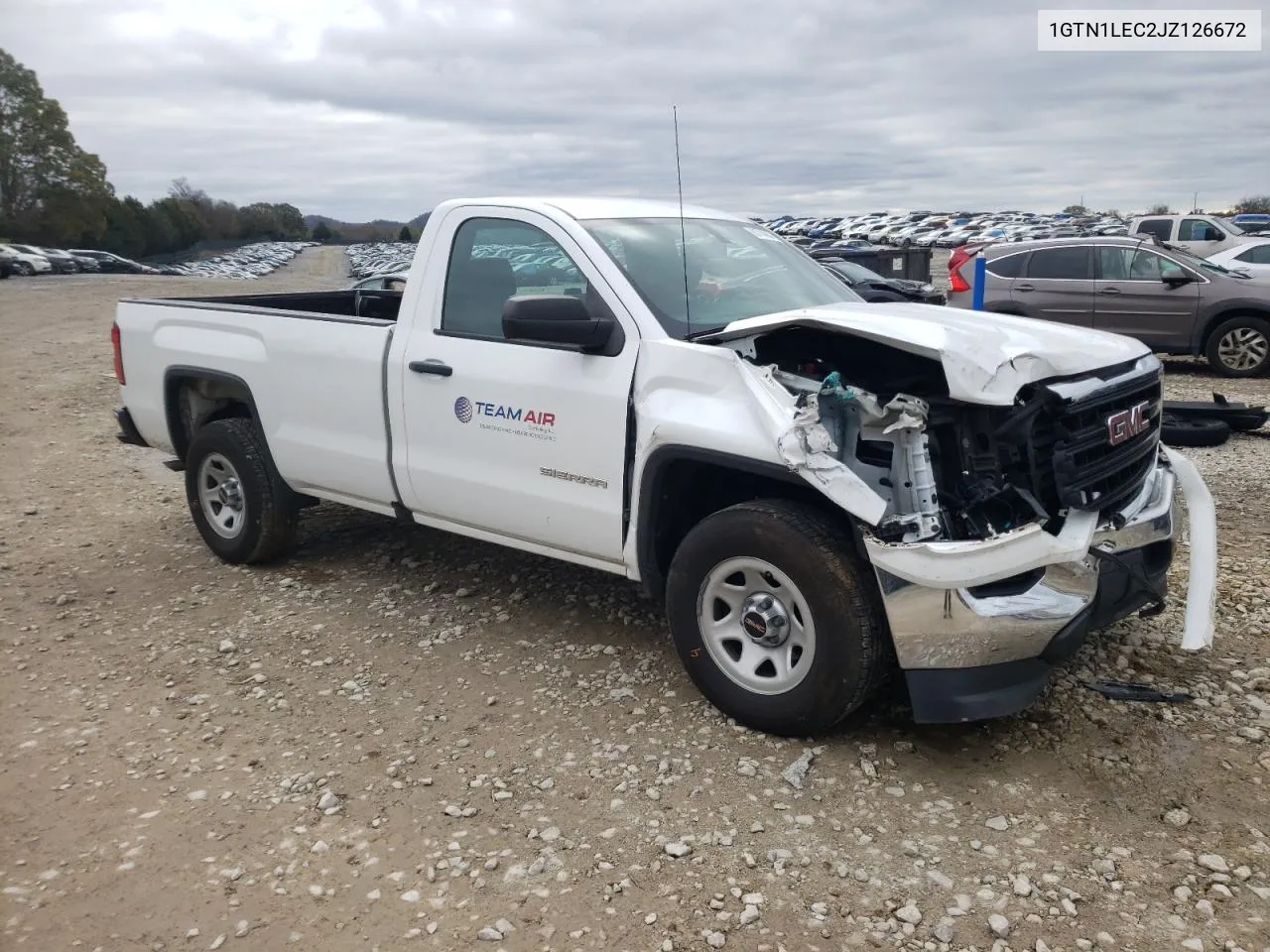 2018 GMC Sierra C1500 VIN: 1GTN1LEC2JZ126672 Lot: 80700884