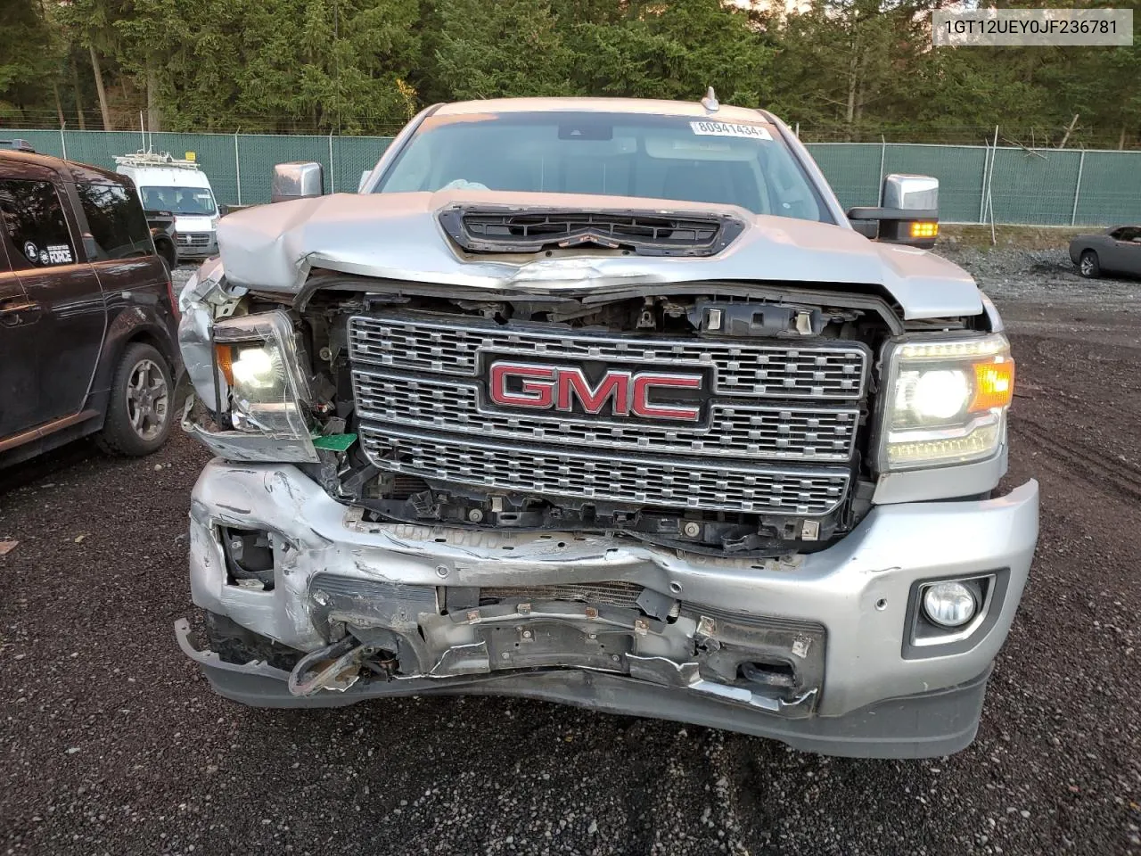 2018 GMC Sierra K2500 Denali VIN: 1GT12UEY0JF236781 Lot: 81812514