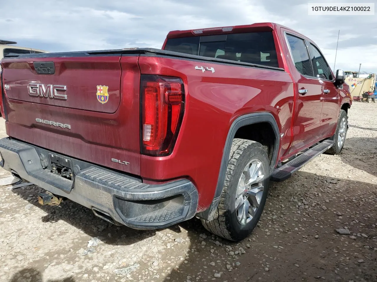 2019 GMC Sierra K1500 Slt VIN: 1GTU9DEL4KZ100022 Lot: 42567534