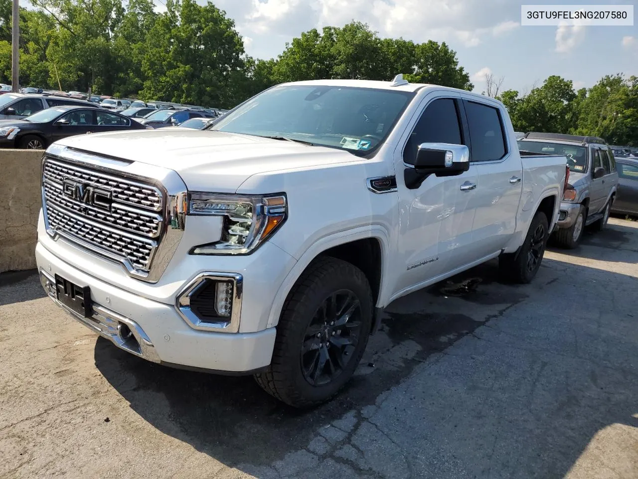 2019 GMC Sierra Limited K1500 Denali VIN: 3GTU9FEL3NG207580 Lot: 55450184