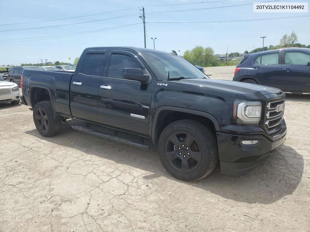 2GTV2LEC1K1104492 2019 GMC Sierra Limited K1500