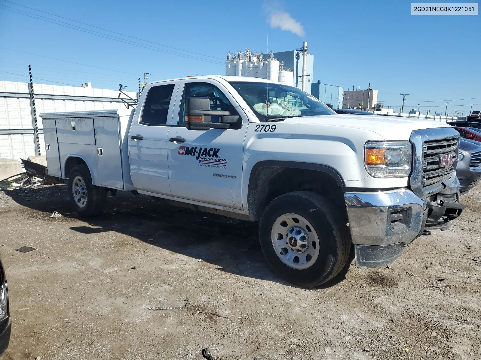 2019 GMC Sierra C2500 Heavy Duty VIN: 2GD21NEG8K1221051 Lot: 60326604