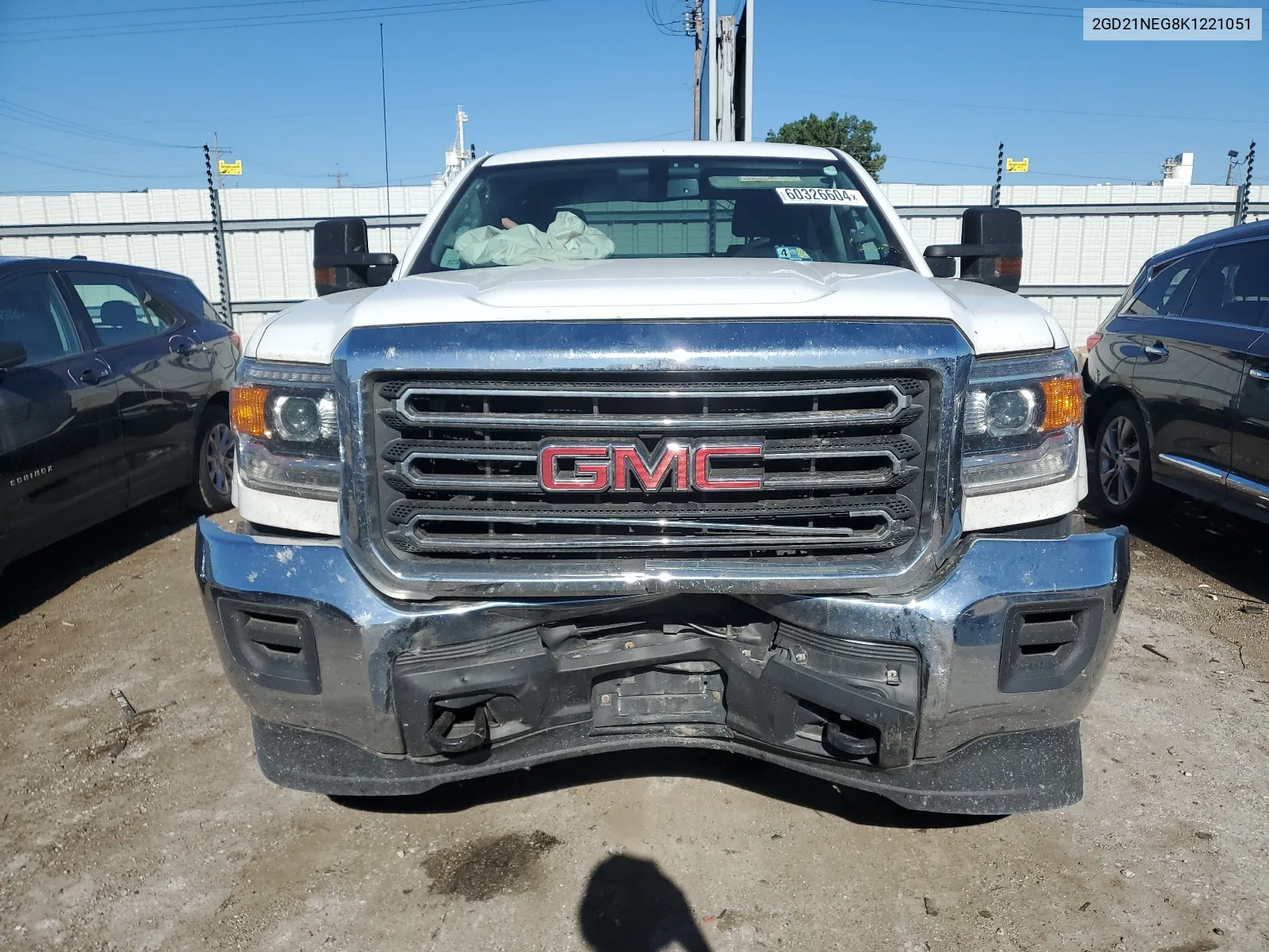 2019 GMC Sierra C2500 Heavy Duty VIN: 2GD21NEG8K1221051 Lot: 60326604