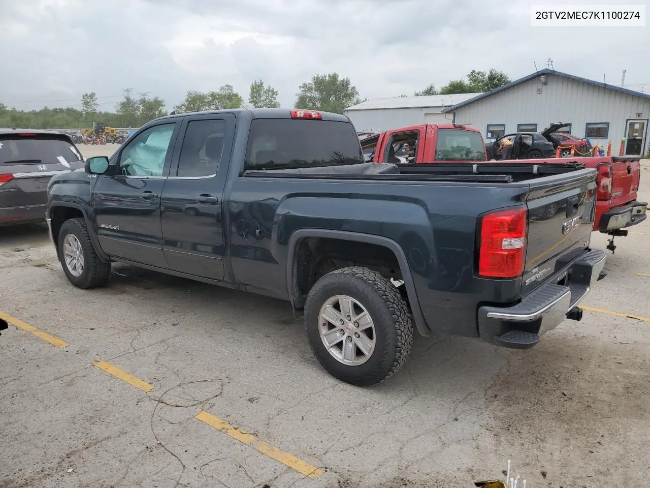 2019 GMC Sierra Limited K1500 Sle VIN: 2GTV2MEC7K1100274 Lot: 62030604