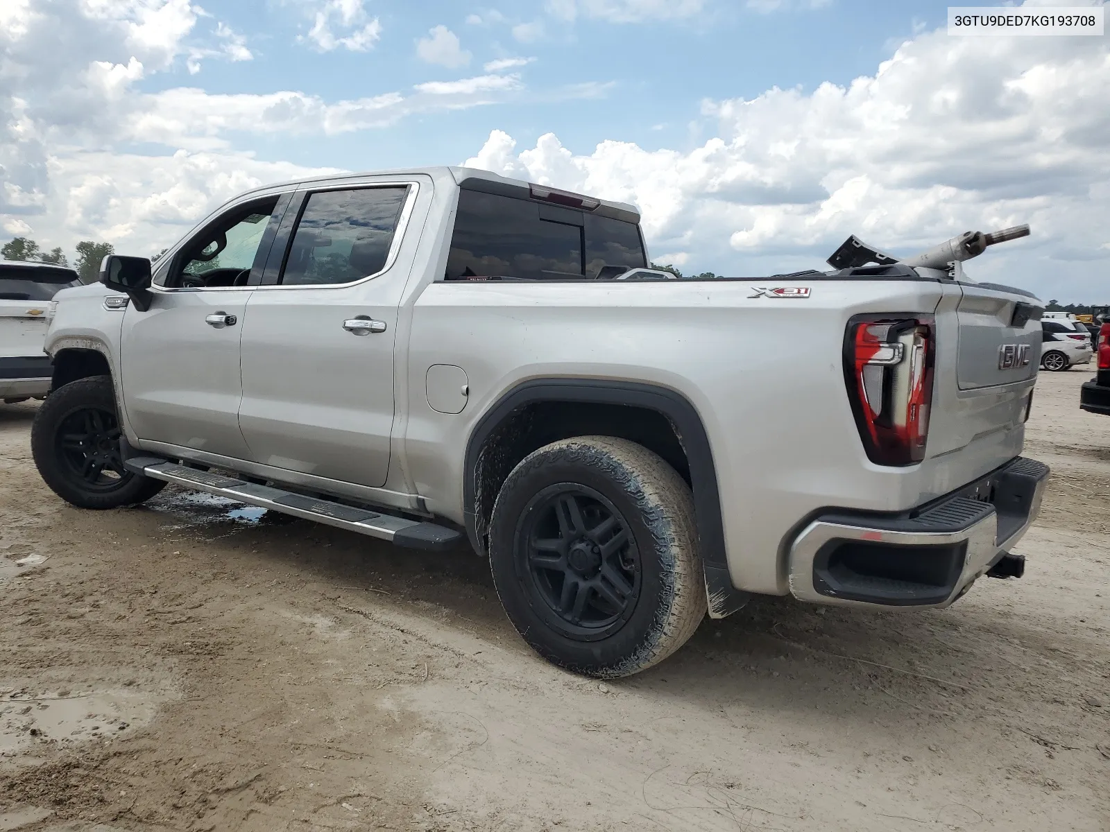 2019 GMC Sierra K1500 Slt VIN: 3GTU9DED7KG193708 Lot: 64002634