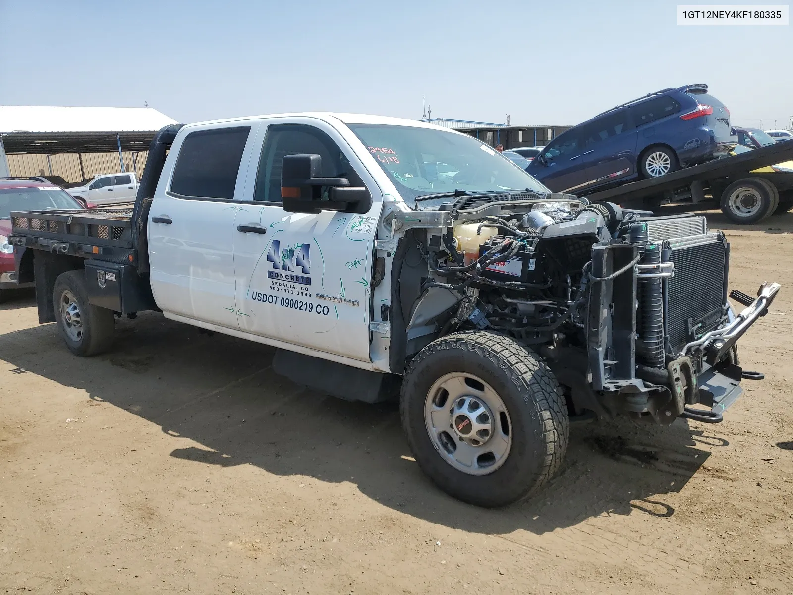 2019 GMC Sierra K2500 Heavy Duty VIN: 1GT12NEY4KF180335 Lot: 64692884