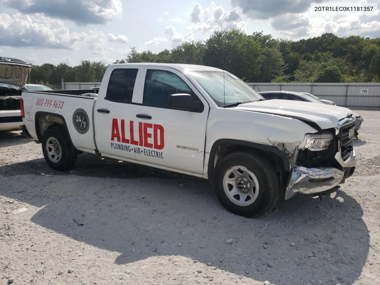 2019 GMC Sierra Limited C1500 VIN: 2GTR1LEC0K1181357 Lot: 64757314