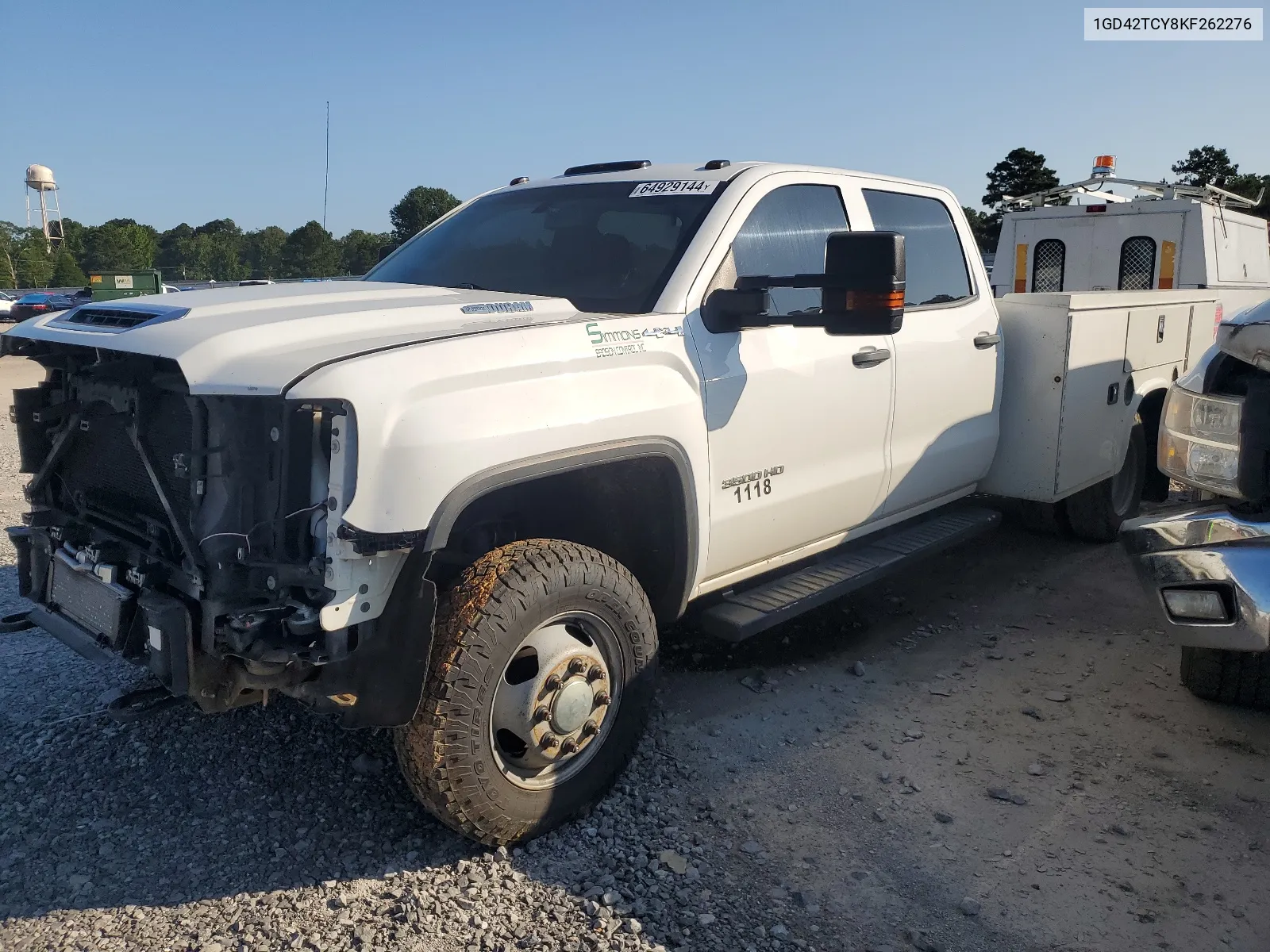 2019 GMC Sierra K3500 VIN: 1GD42TCY8KF262276 Lot: 64929144