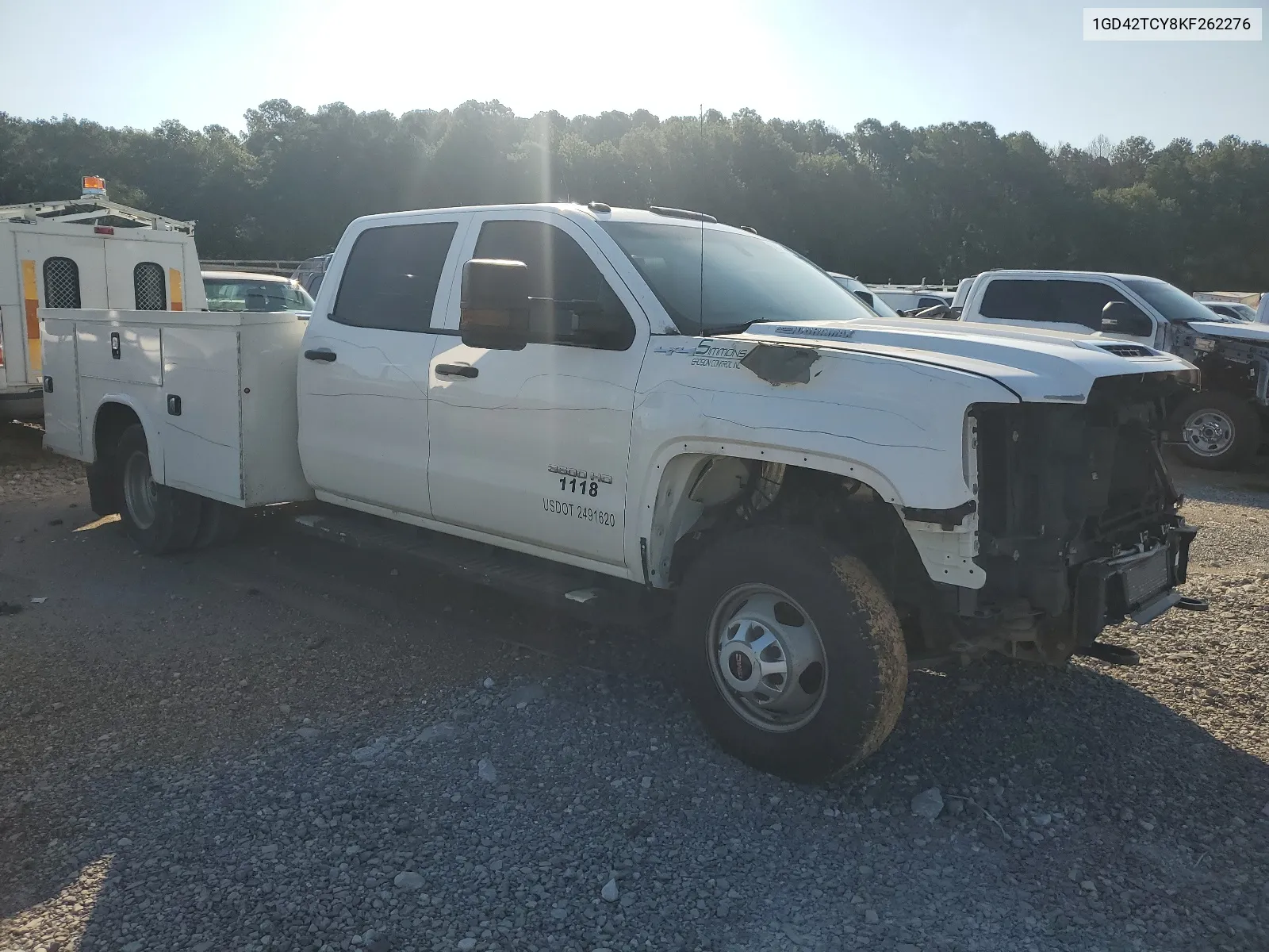 2019 GMC Sierra K3500 VIN: 1GD42TCY8KF262276 Lot: 64929144