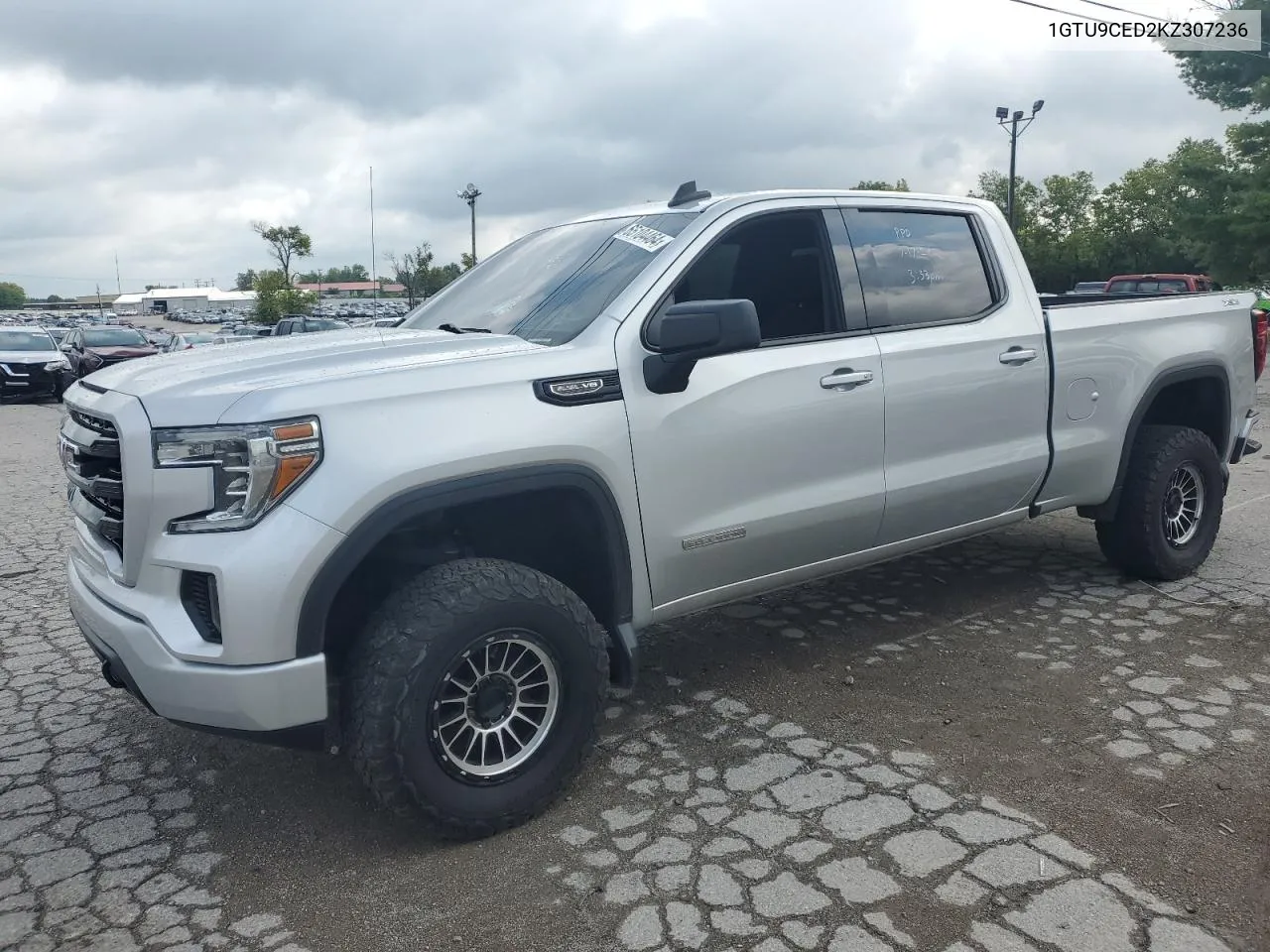 1GTU9CED2KZ307236 2019 GMC Sierra K1500 Elevation