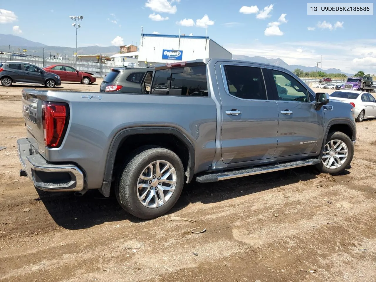 2019 GMC Sierra K1500 Slt VIN: 1GTU9DED5KZ185686 Lot: 66105464