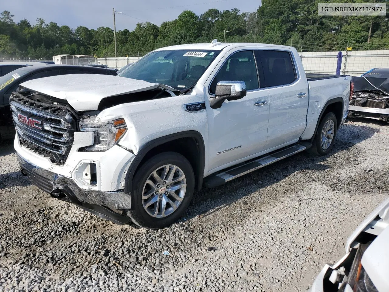 2019 GMC Sierra K1500 Slt VIN: 1GTU9DED3KZ134977 Lot: 66624344