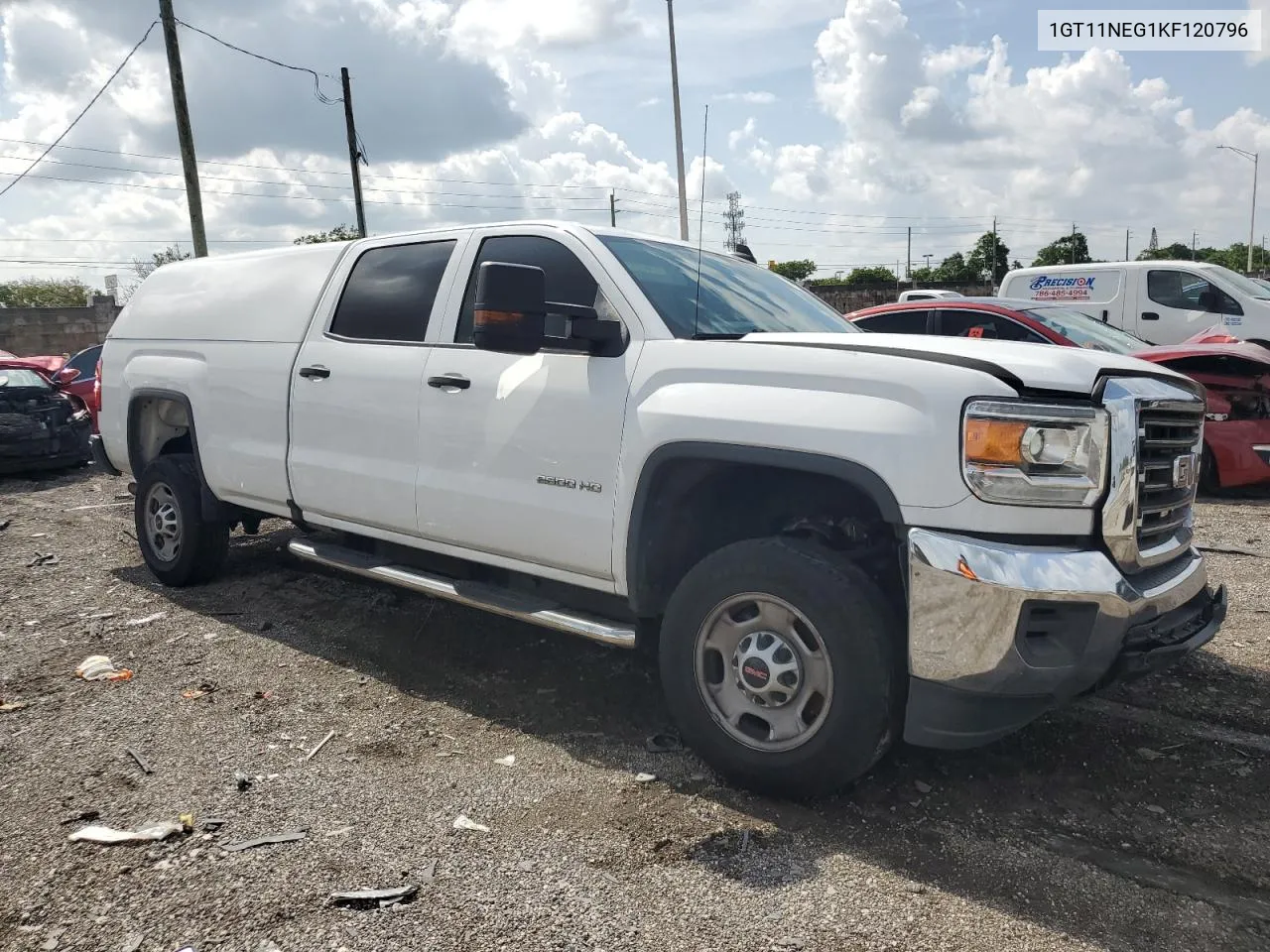 2019 GMC Sierra C2500 Heavy Duty VIN: 1GT11NEG1KF120796 Lot: 67686544