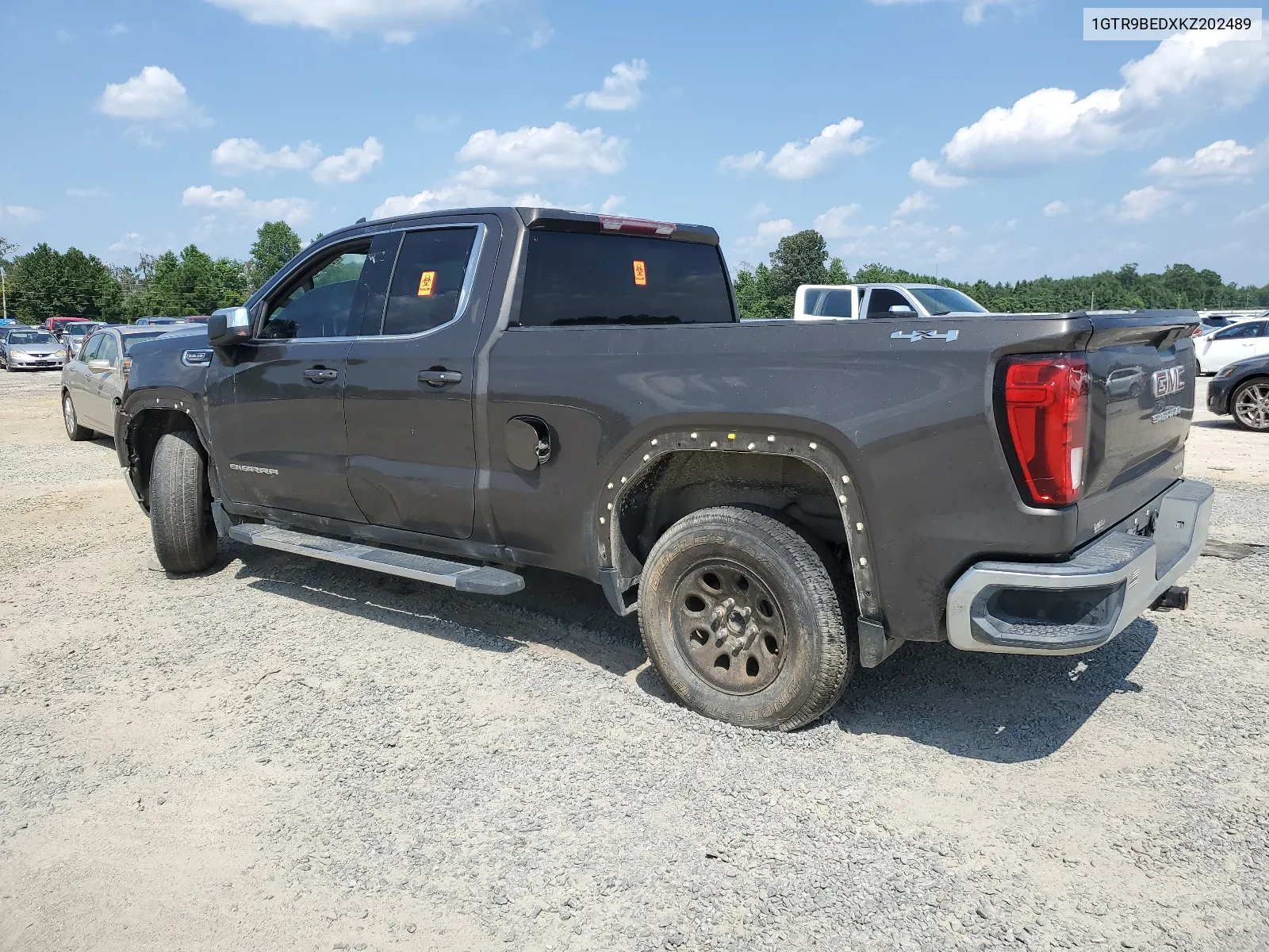 2019 GMC Sierra K1500 Sle VIN: 1GTR9BEDXKZ202489 Lot: 67737524