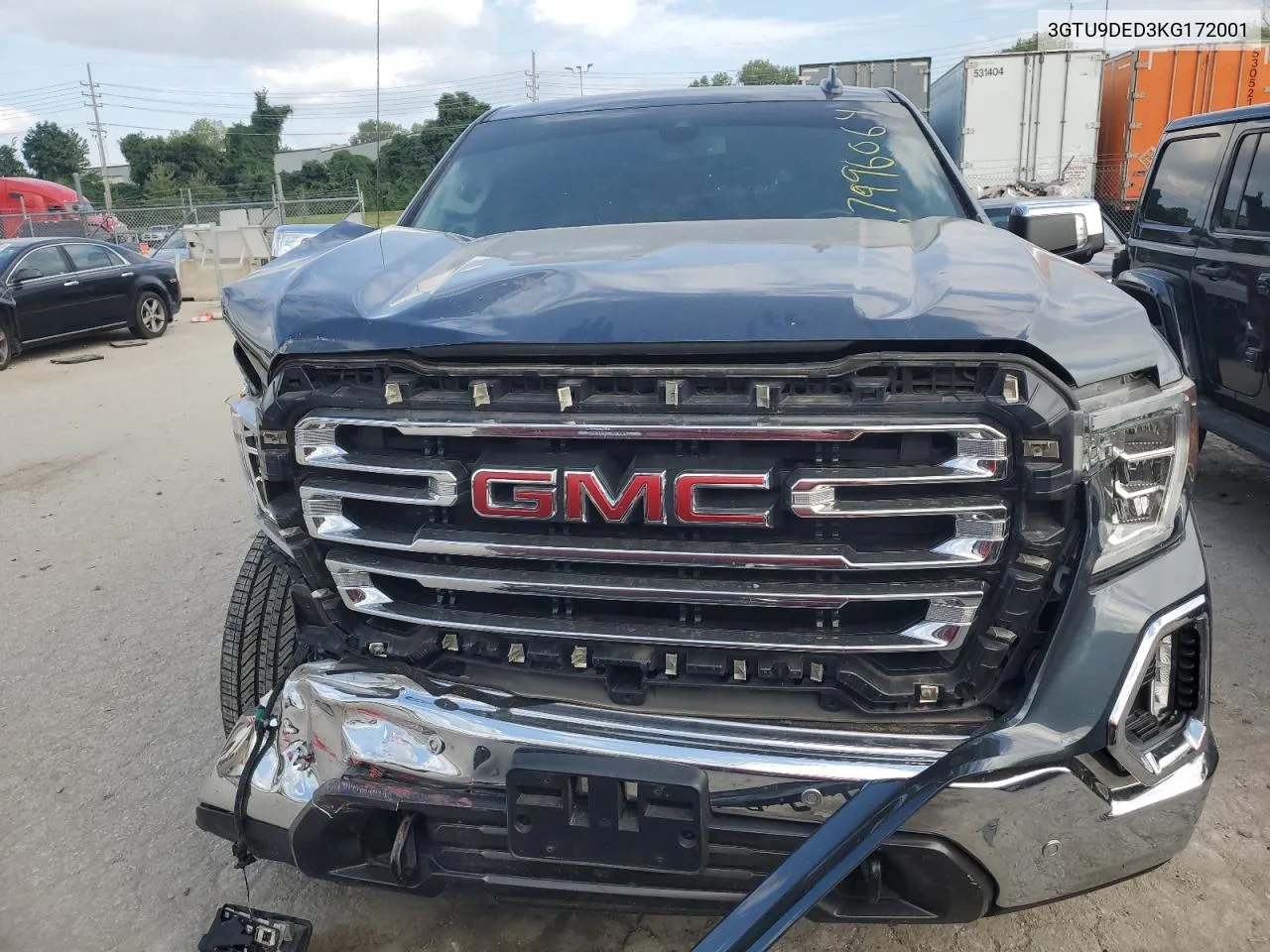 2019 GMC Sierra K1500 Slt VIN: 3GTU9DED3KG172001 Lot: 67996064