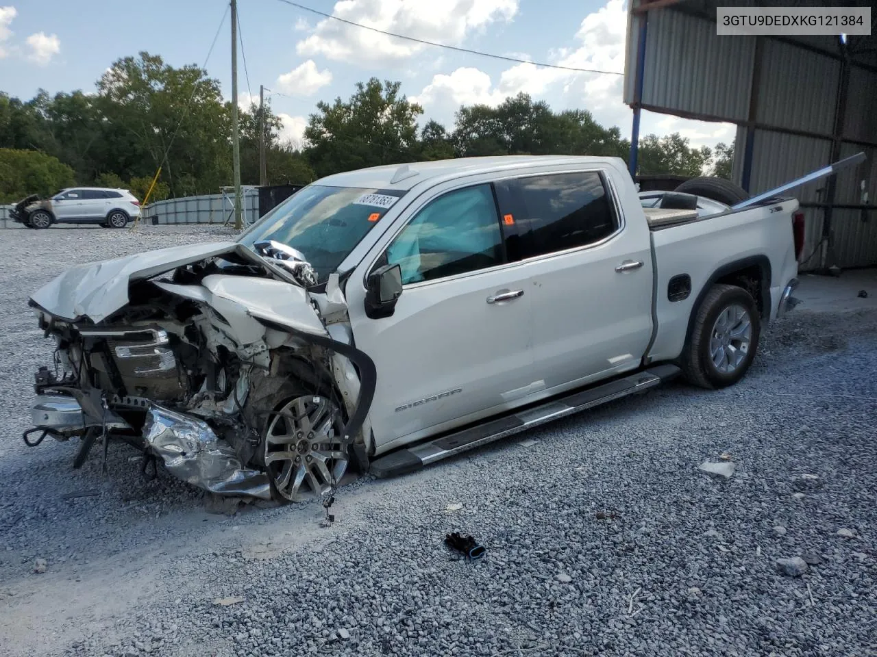 2019 GMC Sierra K1500 Slt VIN: 3GTU9DEDXKG121384 Lot: 68781363