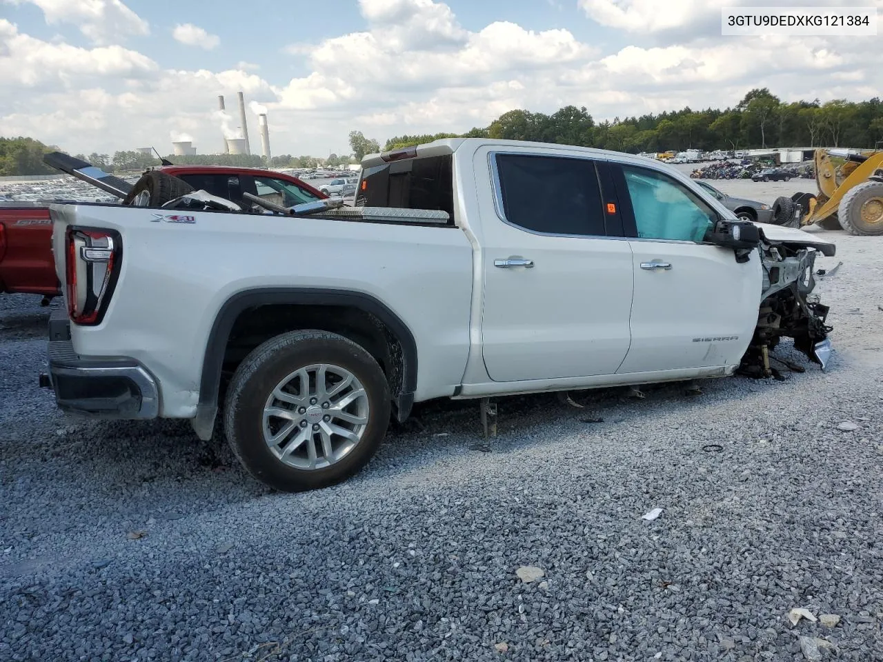 2019 GMC Sierra K1500 Slt VIN: 3GTU9DEDXKG121384 Lot: 68781363