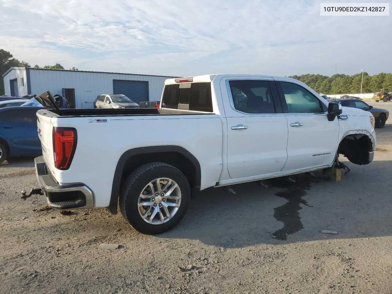 2019 GMC Sierra K1500 Slt VIN: 1GTU9DED2KZ142827 Lot: 69171234