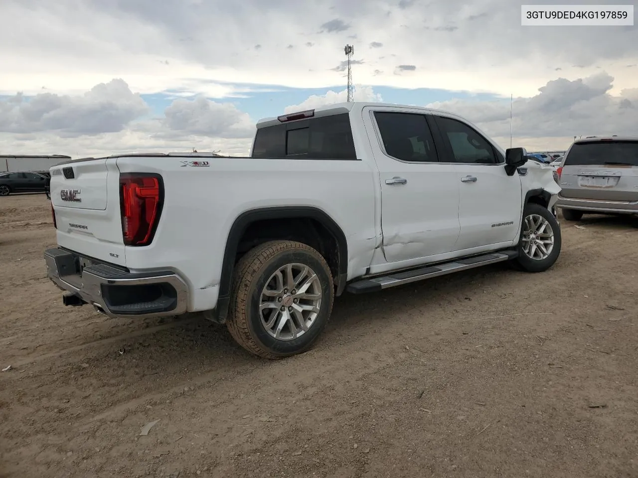 2019 GMC Sierra K1500 Slt VIN: 3GTU9DED4KG197859 Lot: 69196234