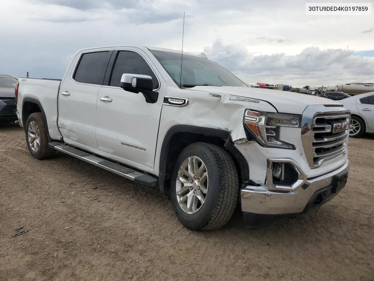 2019 GMC Sierra K1500 Slt VIN: 3GTU9DED4KG197859 Lot: 69196234