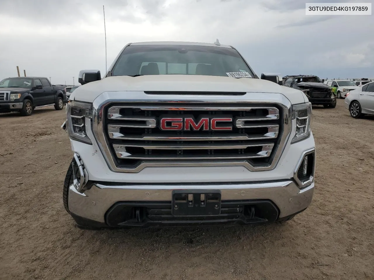 2019 GMC Sierra K1500 Slt VIN: 3GTU9DED4KG197859 Lot: 69196234