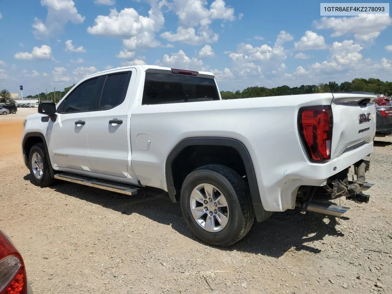 2019 GMC Sierra C1500 VIN: 1GTR8AEF4KZ278093 Lot: 69217674