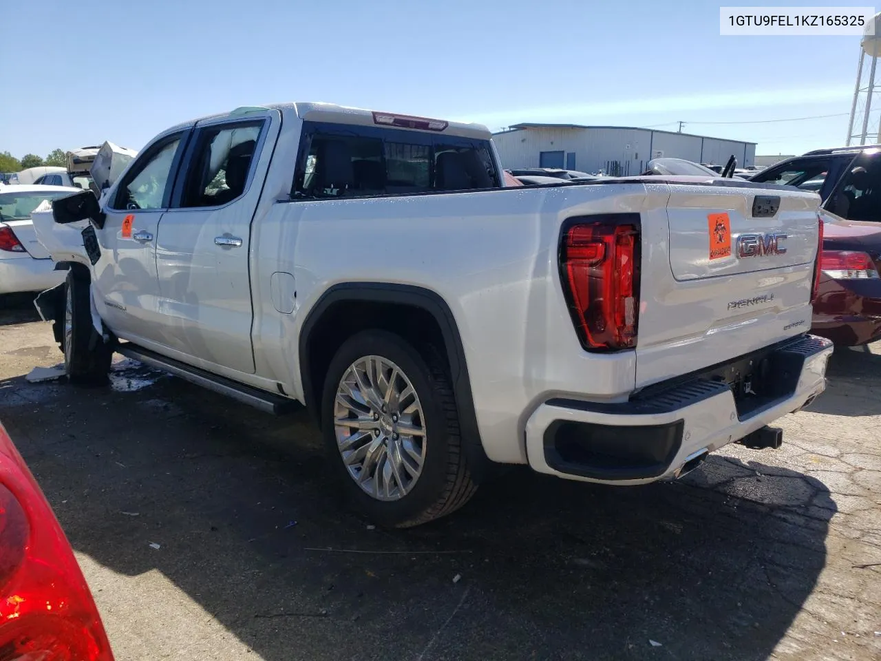 2019 GMC Sierra K1500 Denali VIN: 1GTU9FEL1KZ165325 Lot: 69949404