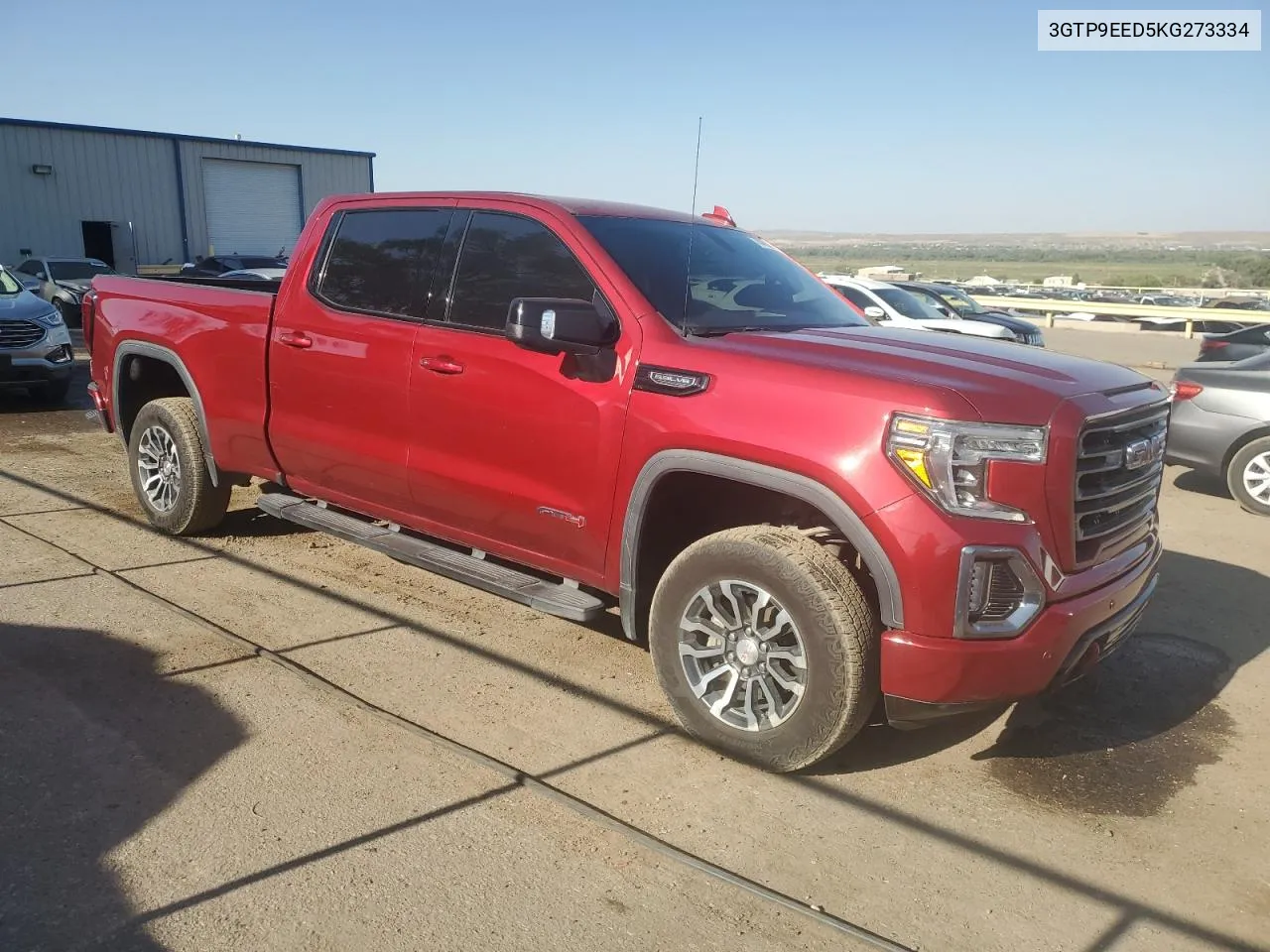 2019 GMC Sierra K1500 At4 VIN: 3GTP9EED5KG273334 Lot: 70040834