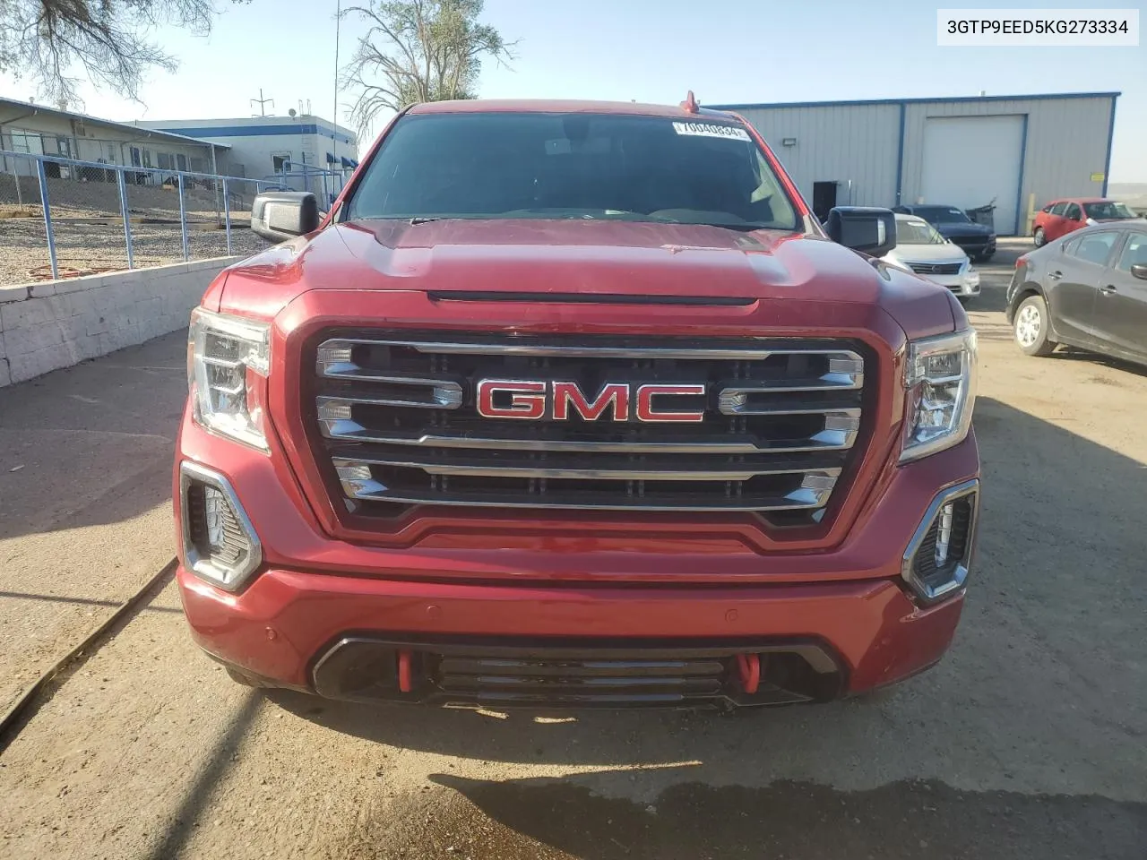 2019 GMC Sierra K1500 At4 VIN: 3GTP9EED5KG273334 Lot: 70040834