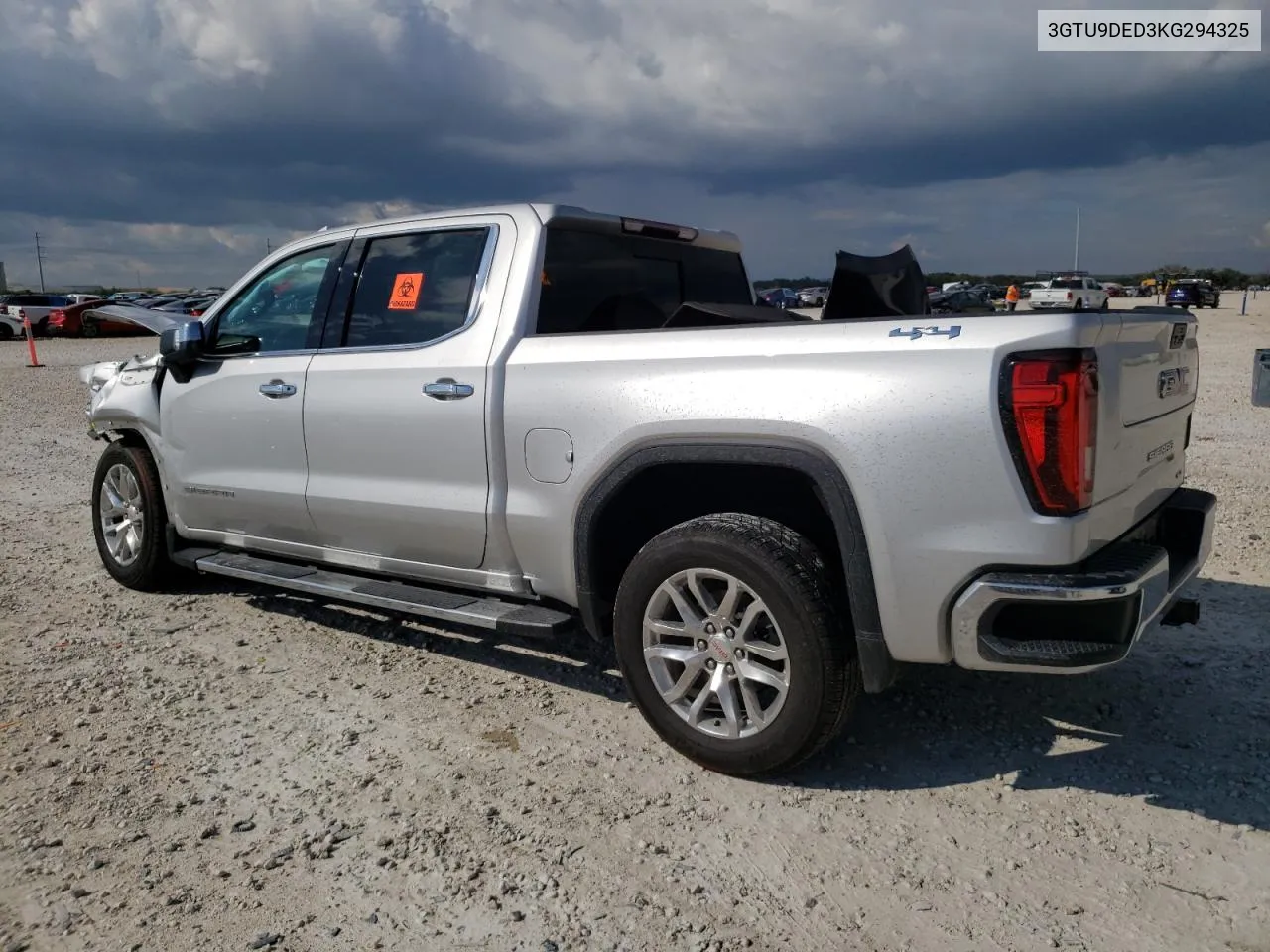 2019 GMC Sierra K1500 Slt VIN: 3GTU9DED3KG294325 Lot: 70384164