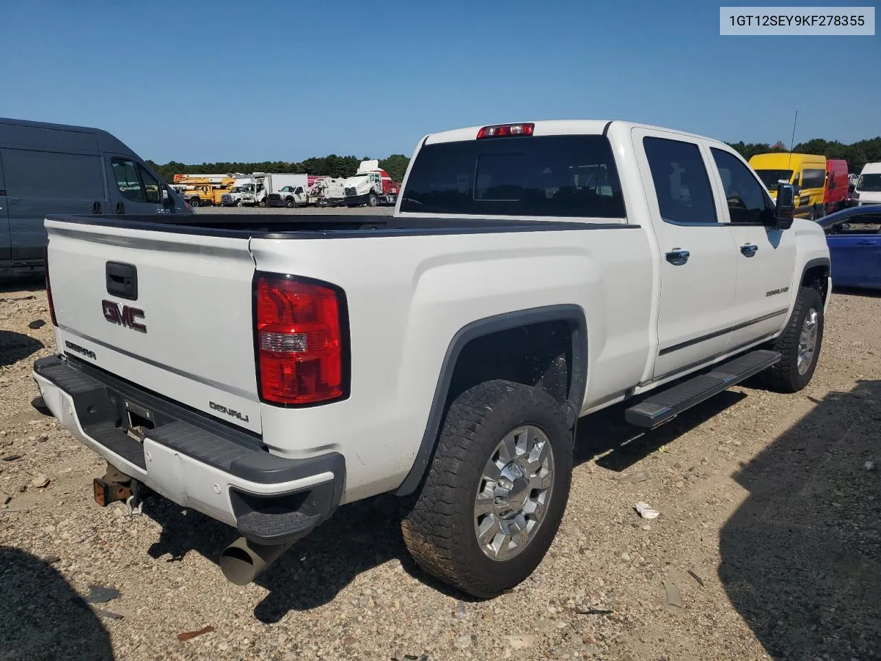 2019 GMC Sierra K2500 Denali VIN: 1GT12SEY9KF278355 Lot: 70721974