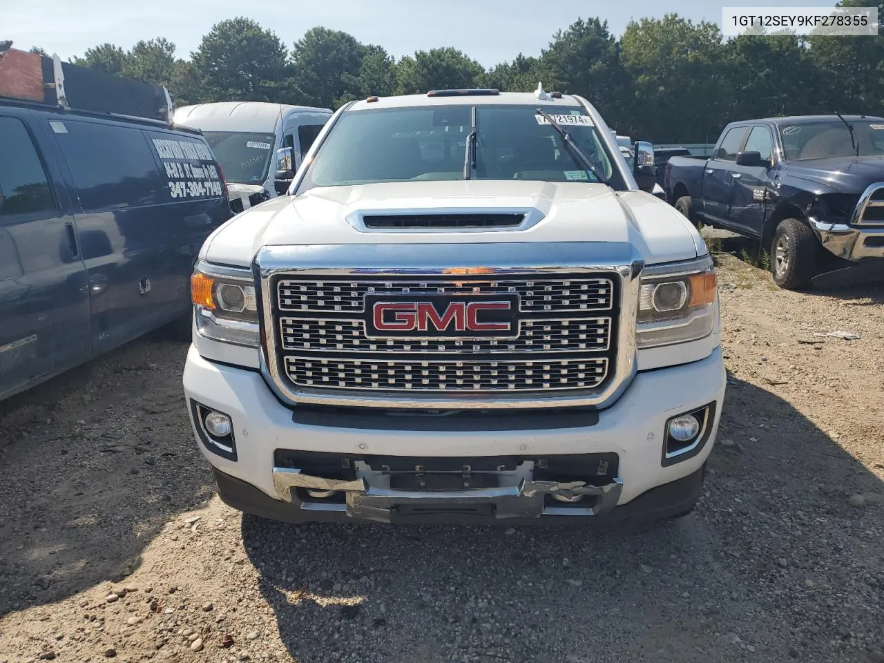 2019 GMC Sierra K2500 Denali VIN: 1GT12SEY9KF278355 Lot: 70721974