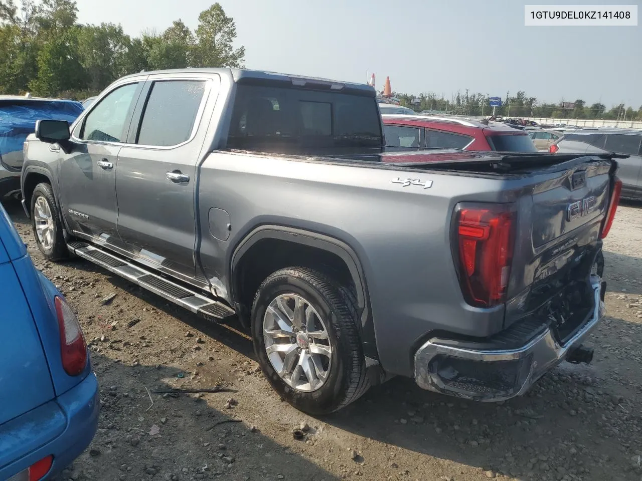 2019 GMC Sierra K1500 Slt VIN: 1GTU9DEL0KZ141408 Lot: 70794294